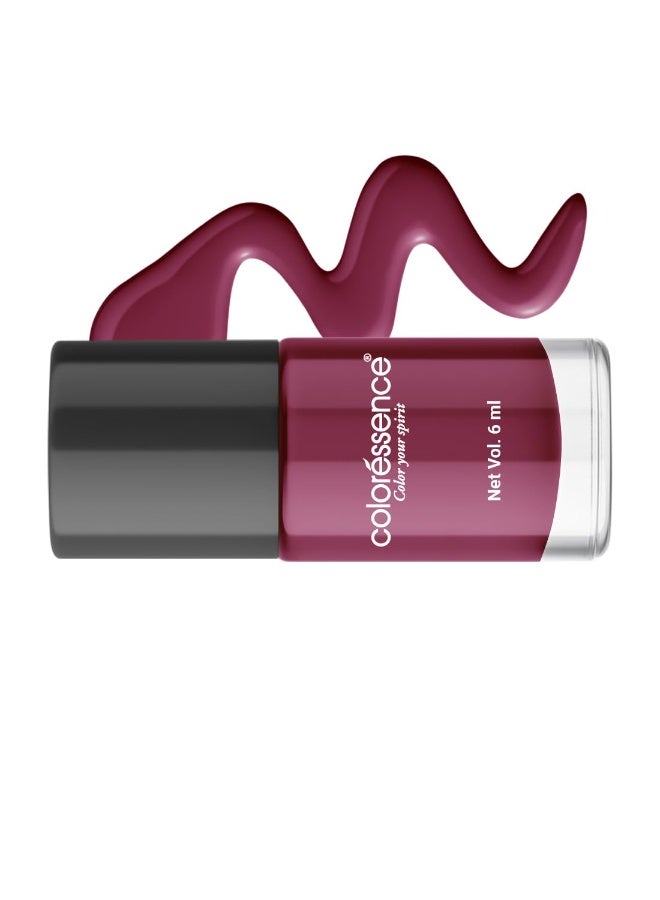 Coloressence Cute Coats Long Lasting Nail Paint | Chip Resistant | Quick Dry | One Swipe Application | 6Ml, shimmery, glossy finish - Image 3